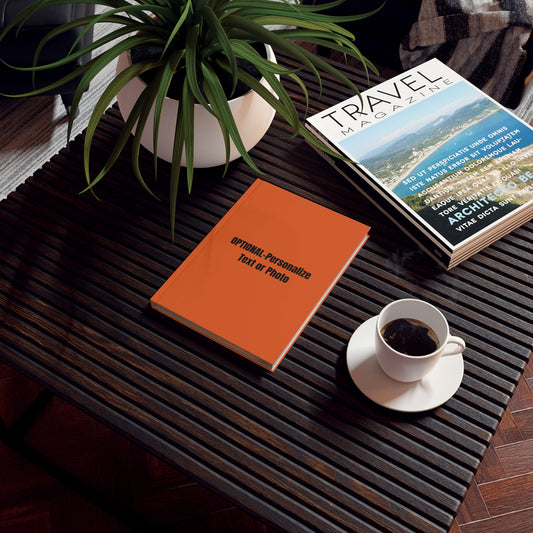 Make-It-Your Own (orange) | Personalized Hard Backed Journal
