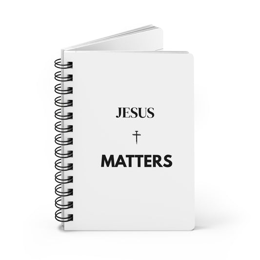 Jesus Matters Spiral Journal | Christian Faith Reflection