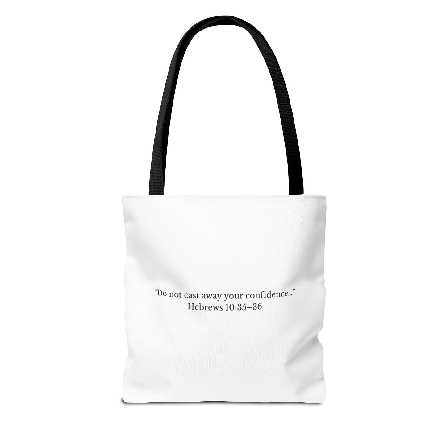 Confidence Without Pride Tote Bag | Christian Mindset Statement Bag