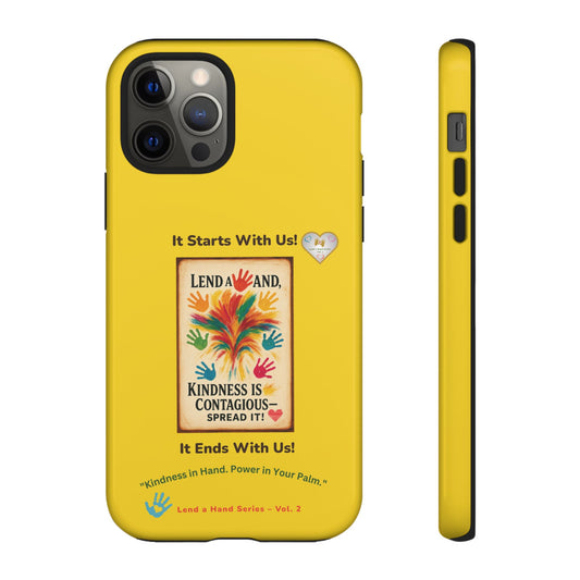 Lend a Hand, Lift a Heart - Phone Case iPhone Vol. 2  | "Kindness in Hand. Power in Your Palm."