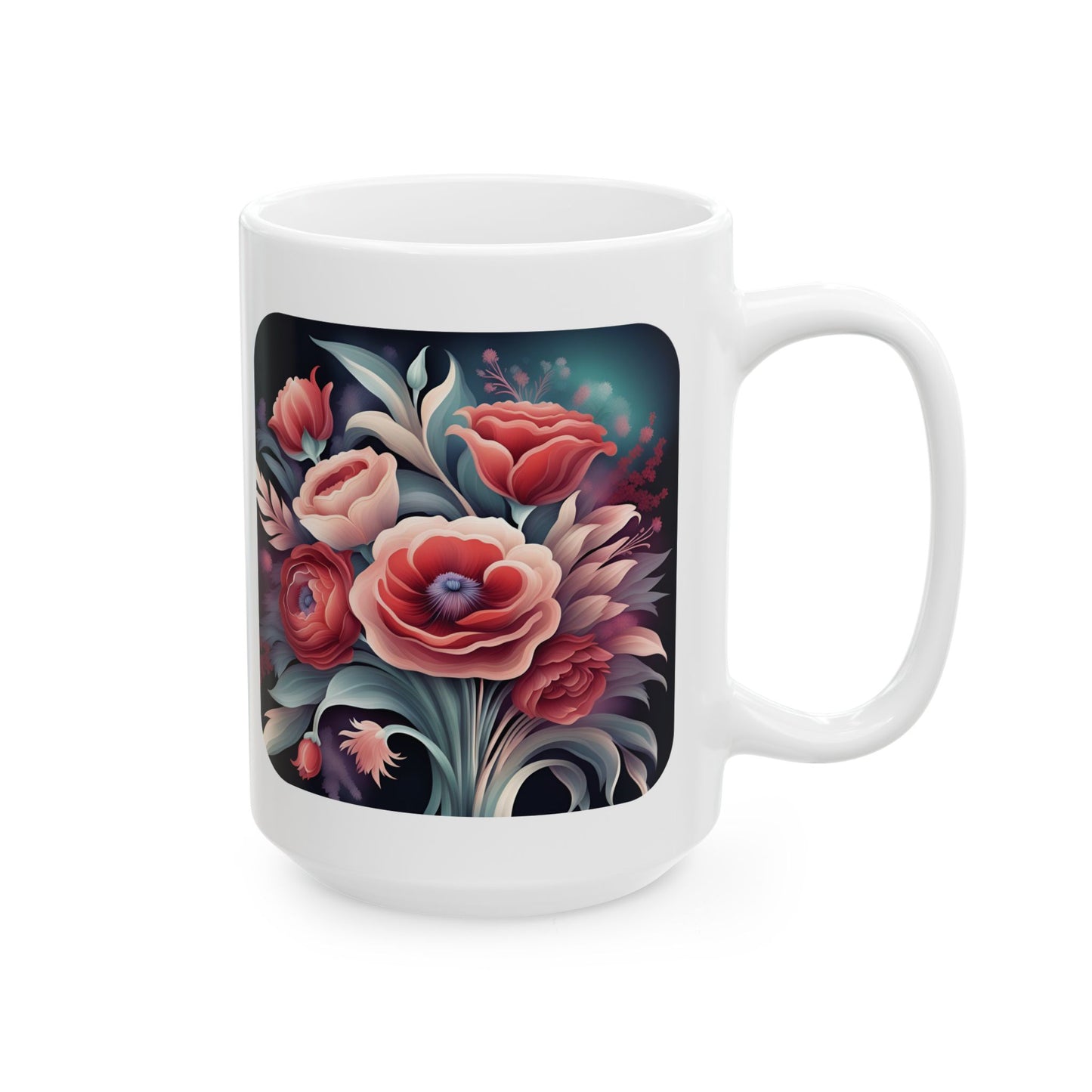 Floral Peace - Ceramic Mug