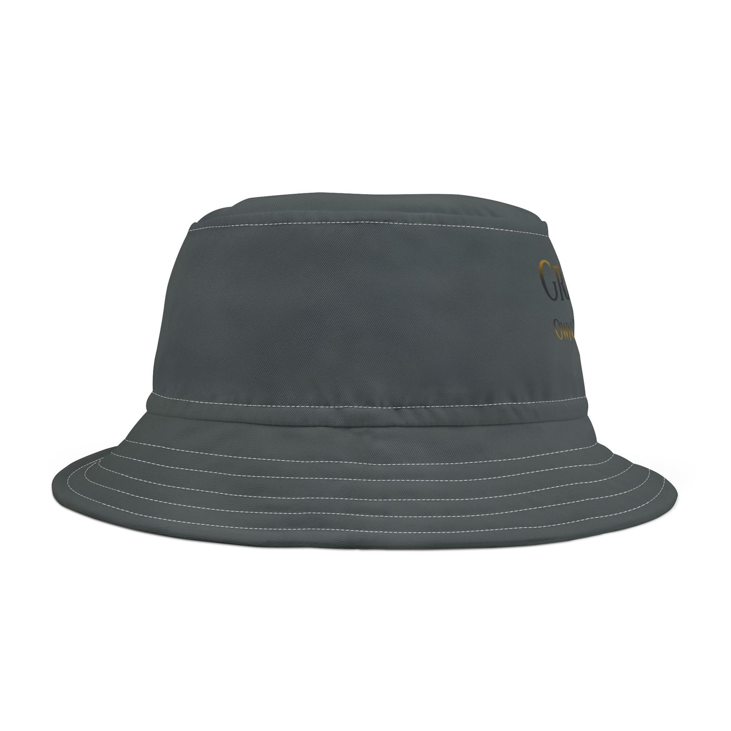 Grateful, Own Your Magic - Bucket Hat (dark grey) | The Just Simple Series