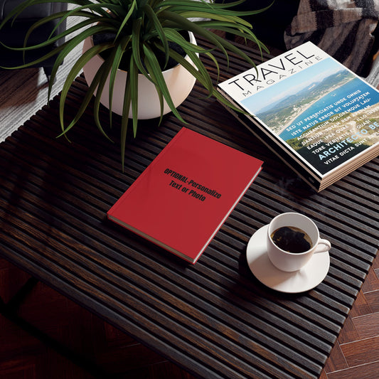 Make-It-Your Own (dark red) | Personalized Hard Backed Journal
