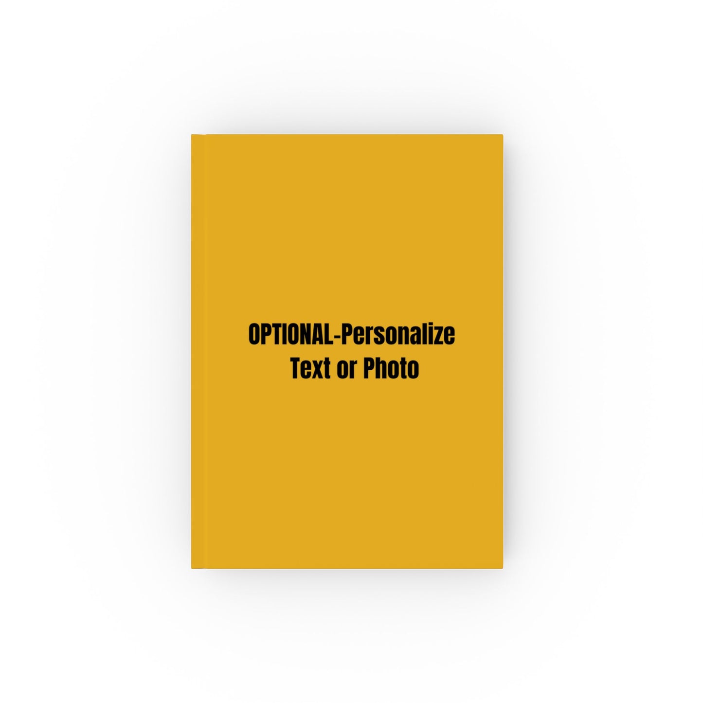 Make-It-Your Own (yellow) | Personalized Hard Backed Journal