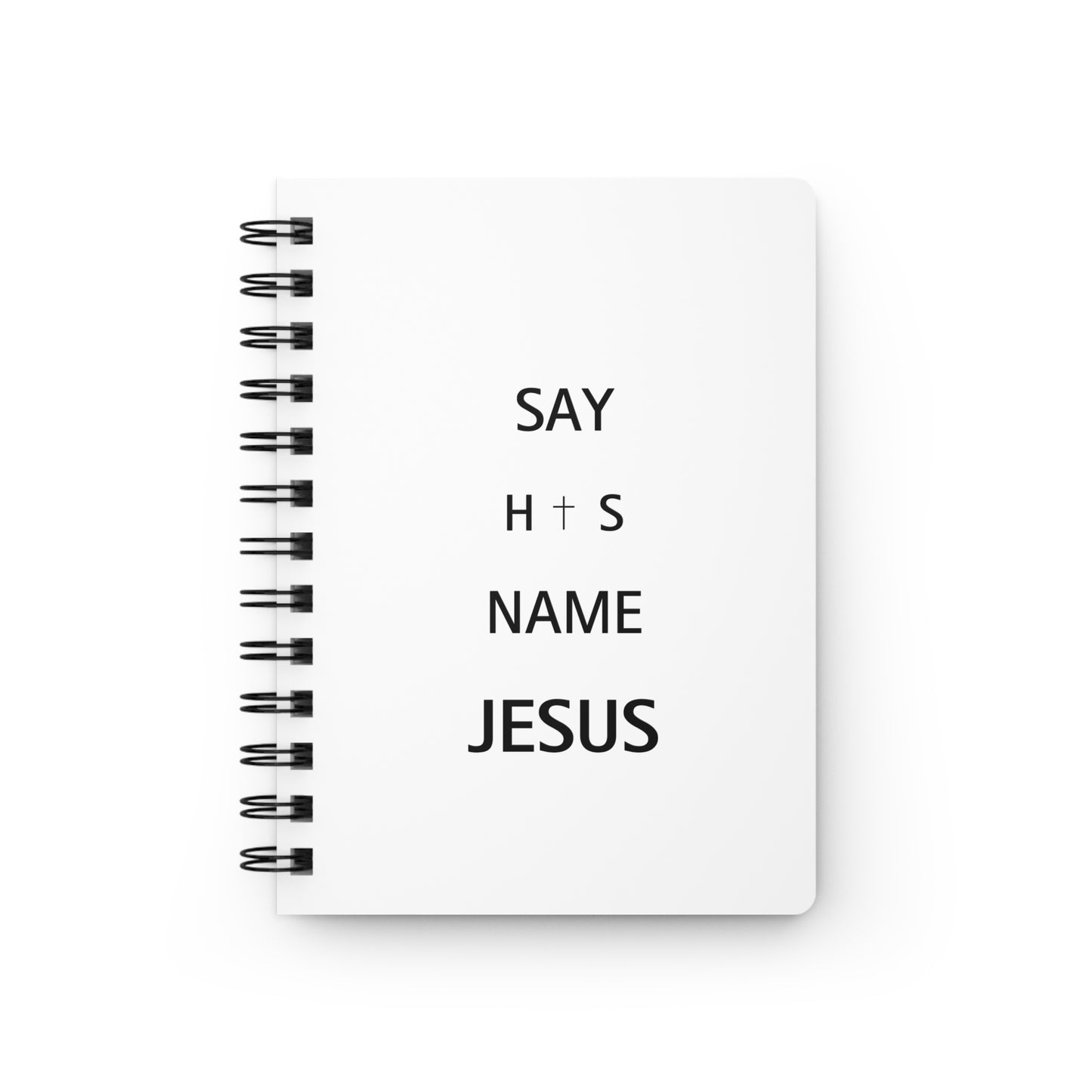 Say His Name Spiral Journal | Bold Faith Reflection
