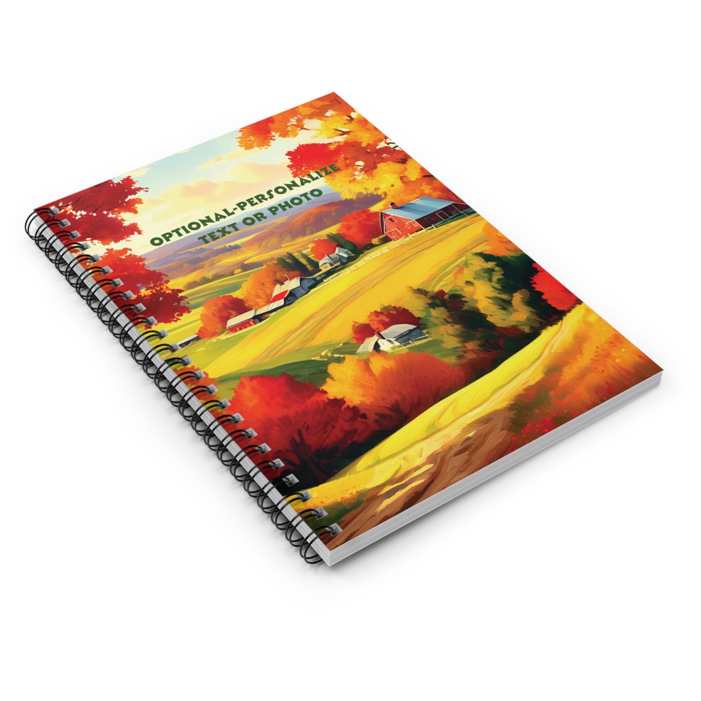 Autumn Life - Personalized Spiral Notebook