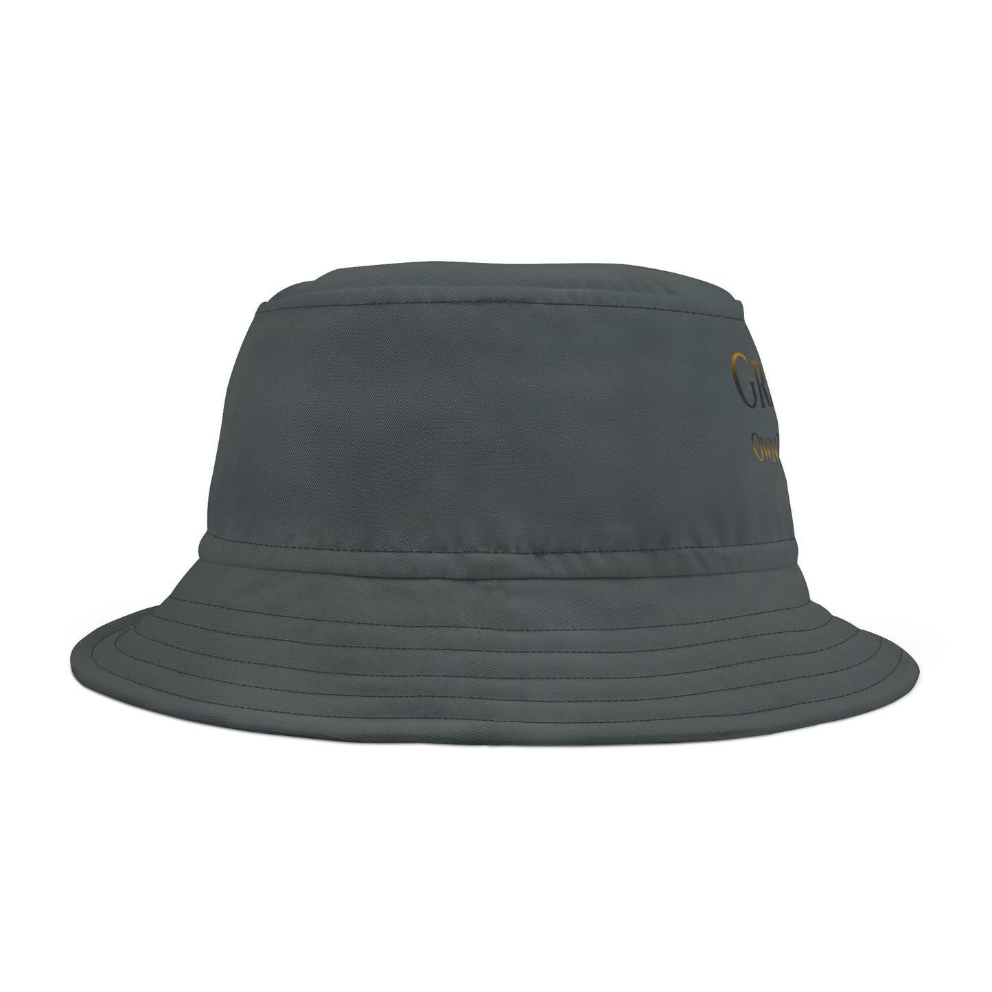 Grateful, Own Your Magic - Bucket Hat (dark grey) | The Just Simple Series