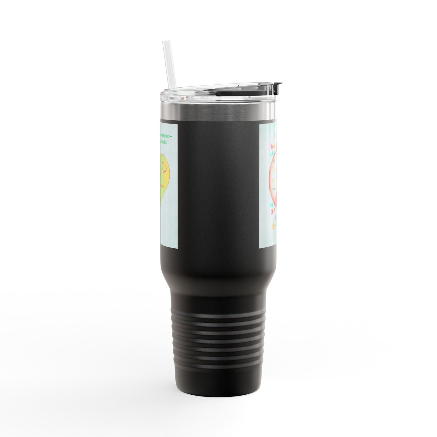 “Lend a Hand, Lift a Heart” - 40 oz Travel Mug vol. 1 | “Because kindness is contagious—and drinks on-the-go help.”