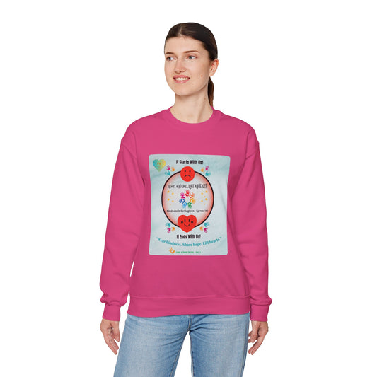 Lend a Hand, Lift a Heart - Sweatshirt Vol. 1 | “Wear kindness. Share hope. Lift hearts.”