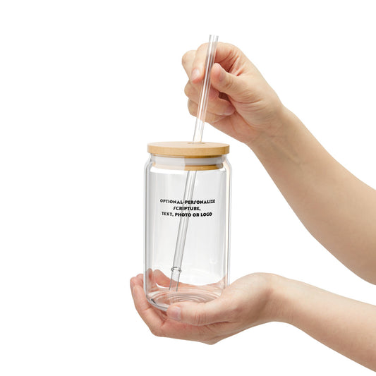 Personalize (clear) - Sipper Glass, 16oz
