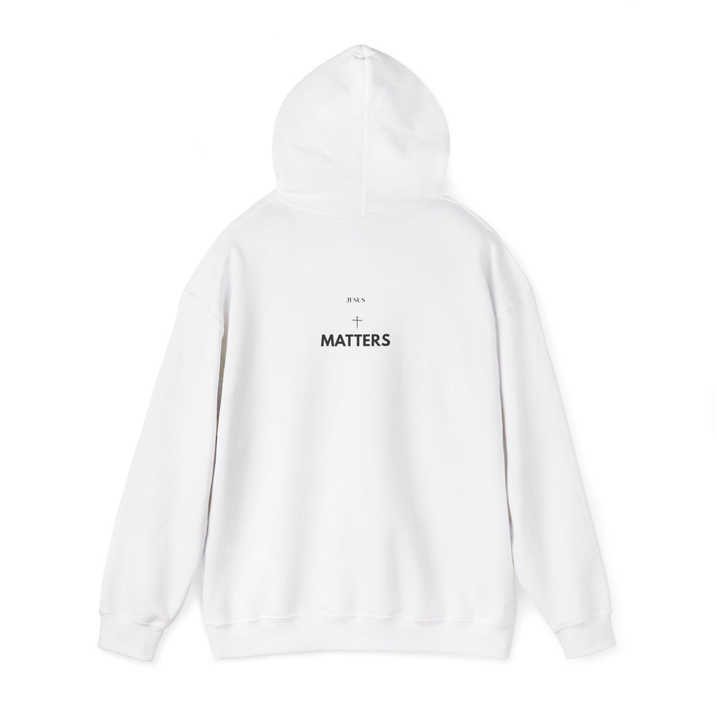 Jesus Matters Hoodie | Christian Faith Statement Unisex Hooded Sweatshirt