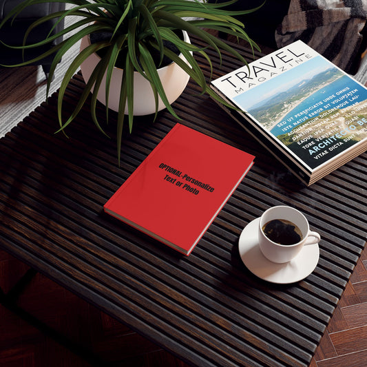 Make-It-Your Own (red) | Personalized Hard Backed Journal