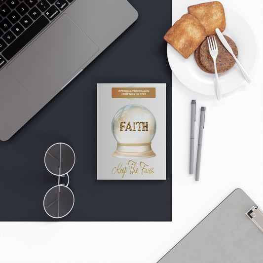 Keep The Faith - Personalized Hard Backed Journal