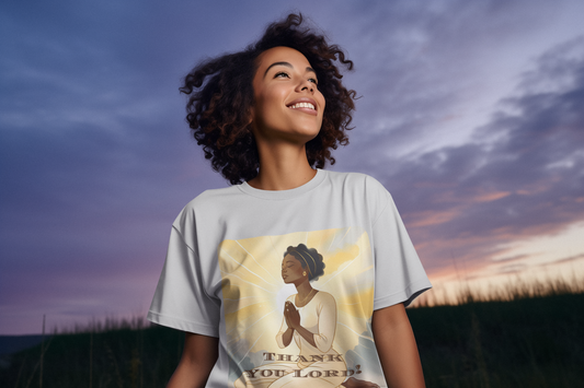 Thank You Lord - Unisex Softstyle T-Shirt - Inspirational Prayer Tee