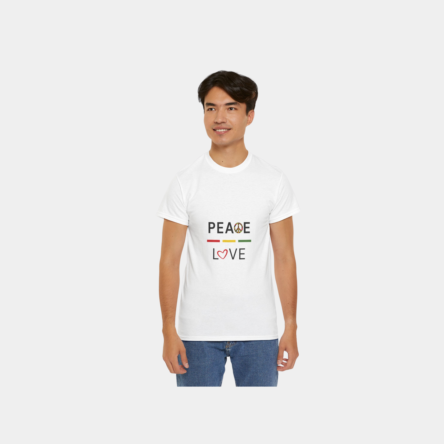 Peace Love T-Shirt | Faith-Inspired Unisex Tee