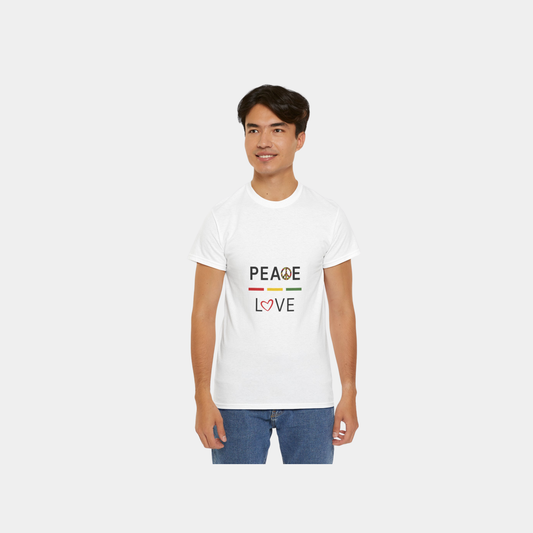 Peace Love T-Shirt | Faith-Inspired Unisex Tee