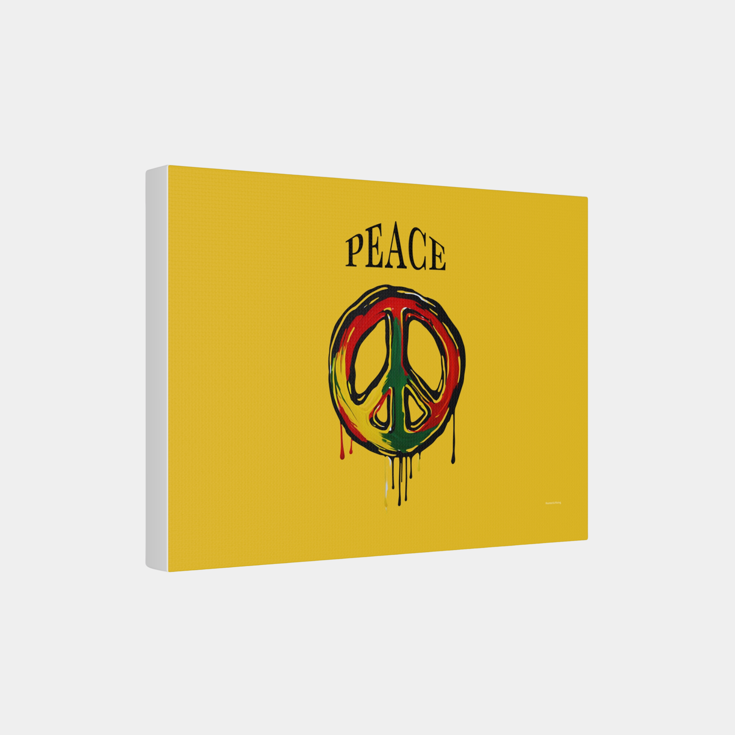 Rooted & Rising — Peace | Canvas Wall Art