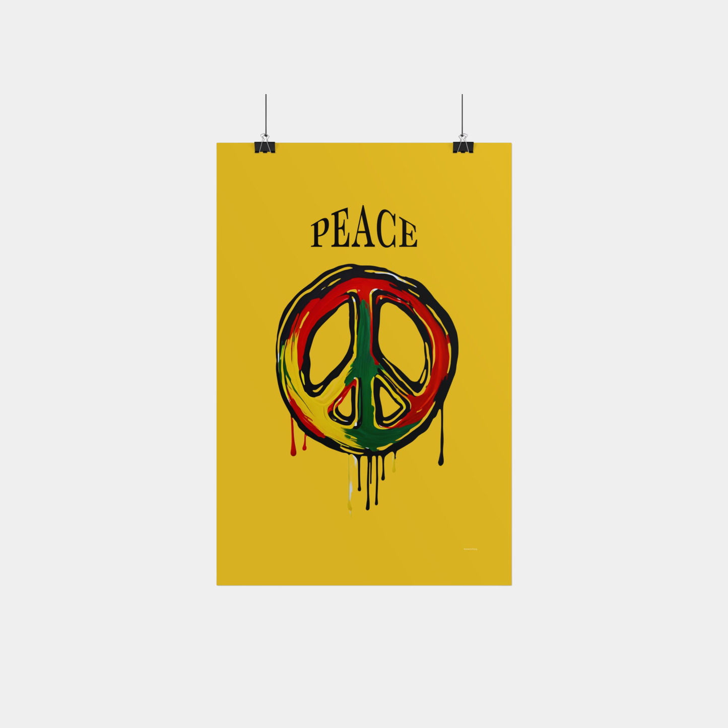 Rooted & Rising — Peace | Fine Art Poster