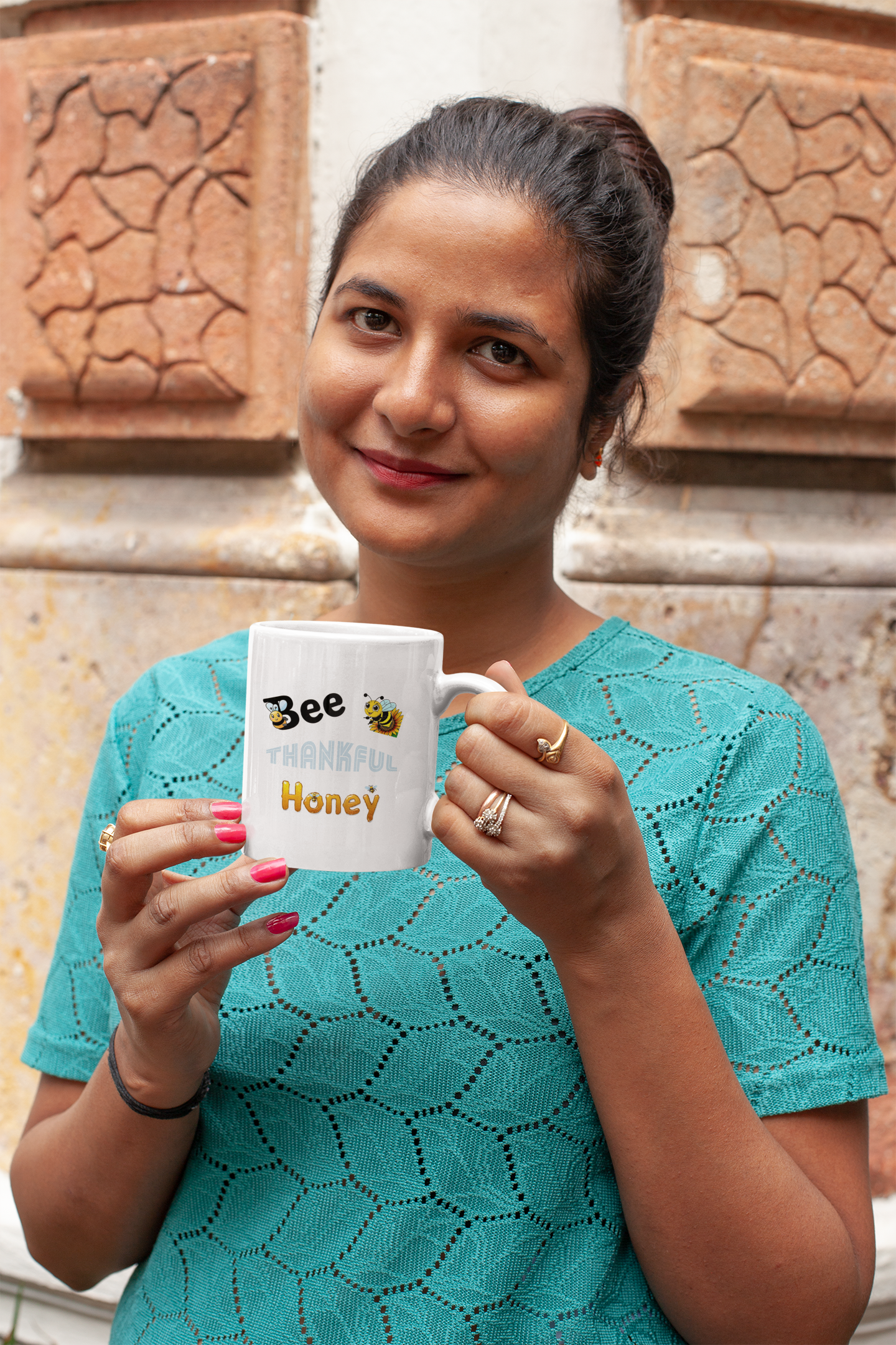 Bee Thankful Honey - Ceramic Mug