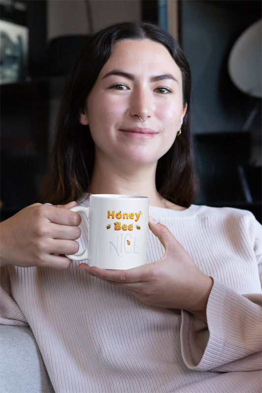 Honey Bee Nice (honey) - Ceramic Mug